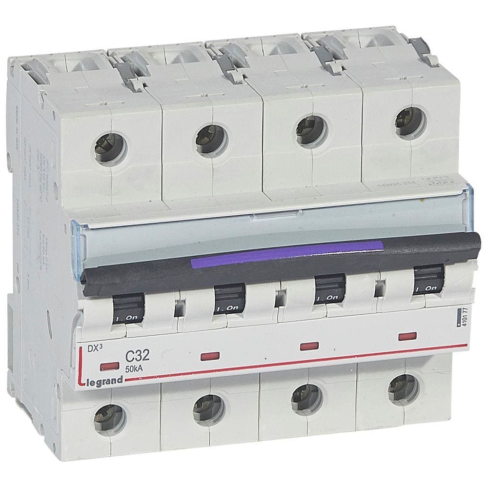 LEGRAND - Magnetotérmico DX³ 50kA - 4P - 400V~ - 32A - curva C