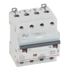 LEGRAND - Magnetotérmico diferencial DX³ 6000/10kA - 4P- 400V~ -10 A-curva C- 30mA-tipo A