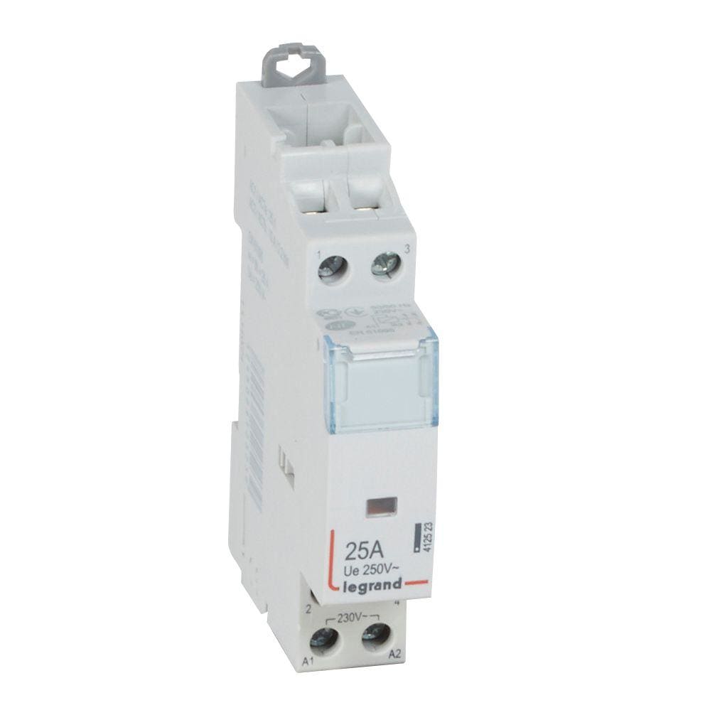LEGRAND - Contactor con bobina 230 V~ - 2P - 250 V~ - 25A - 2 NA - 1 módulo