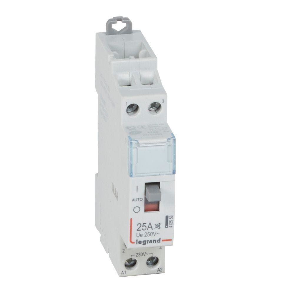 LEGRAND - Contactor silencioso con bobina 230 V~ - 2P - 250 V~/25A - 2 NA