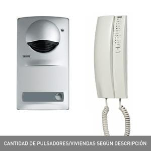 TEGUI - Kit audio A1 (1 vivienda) placa de superficie y teléfono SERIE 7