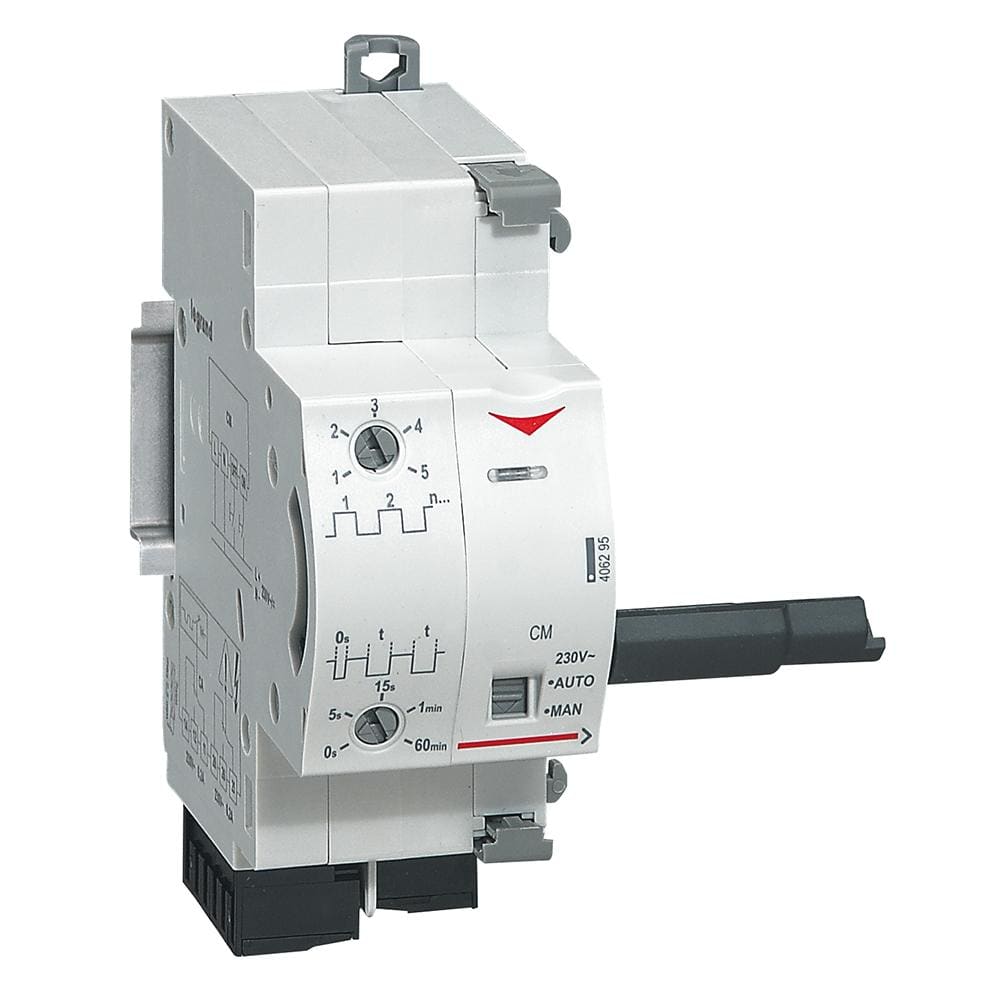 LEGRAND - Mando motorizado DX³ - 230 V~ - 2 módulos/polo- con reconexión automática