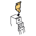 LEGRAND - Cubre tornillos precintable DX³ - 1,5 módulo/polo- 4 polos divisibles - para magnet. DX³