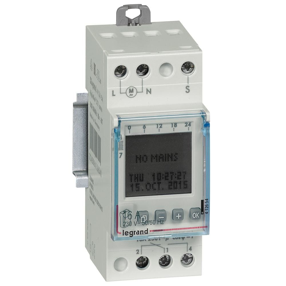 LEGRAND - Interruptor horario programación astronómica - para alumbrado de exteriores - 1 salida