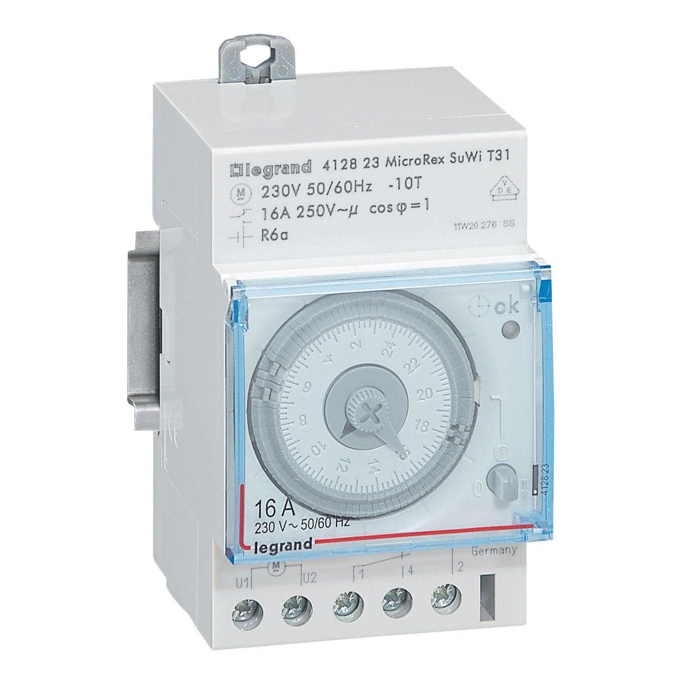 LEGRAND - Interruptor horario programable analógico - auto - diario - con reserva de marcha