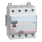 LEGRAND - Interruptor diferencial DX³ - 4P- 400V~- 63A - tipo AC - 30mA - 4 módulos