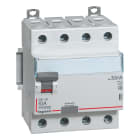 LEGRAND - Interruptor diferencial DX³ - 4P- 400V~- 63A - tipo A - 30mA - 4 módulos