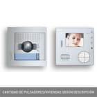 TEGUI - Kit vídeo 1 vivienda 2 hilos, placa SFERA NEW y monitor manos libres CLASSE 100 básico