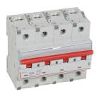 LEGRAND - Interruptor seccionador DX³ -IS -con disparo a distancia - 4P -400 V~- 125A -6 módulos