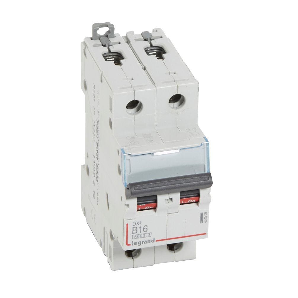 LEGRAND - Magnetotérmico DX³ 6000/10kA - 2P - 230/400V~ - 16A - curva B