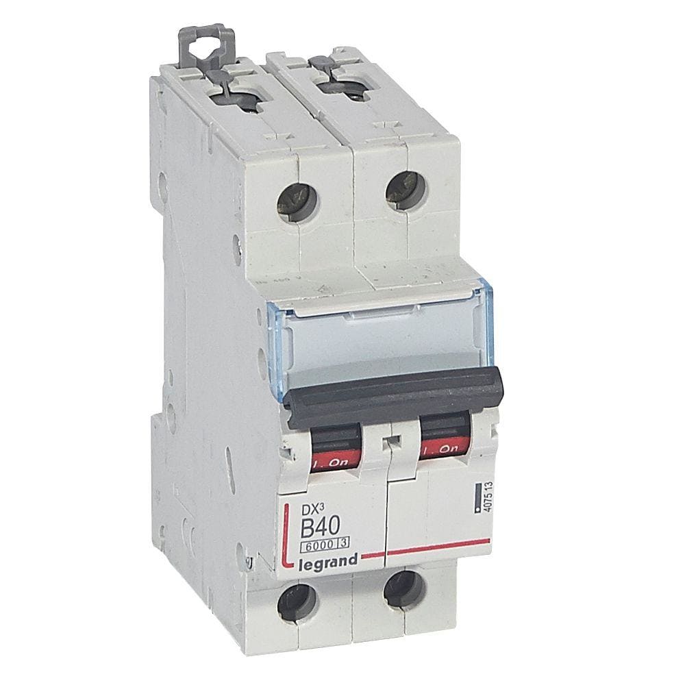 LEGRAND - Magnetotérmico DX³ 6000/10kA - 2P - 230/400V~ - 40A - curva B