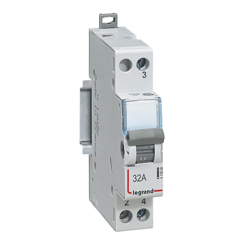LEGRAND - Conmutador 2 posiciones - 1 contacto 32A - 250 V~ - 1 módulo