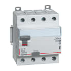 LEGRAND - Diferencial superinmunizado DX³ - 4P- 400V~- 40A - tipo Hpi - 30mA - 4 módulos
