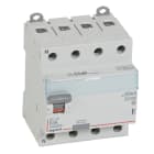LEGRAND - Interruptor diferencial DX³ - 4P- 400V~- 63A - tipo Hpi - 30mA - 4 módulos