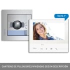 BTICINO - Kit video V1 (1 vivienda) 2 hilos, placa SFERA NEW y monitor Classe 300 V13E