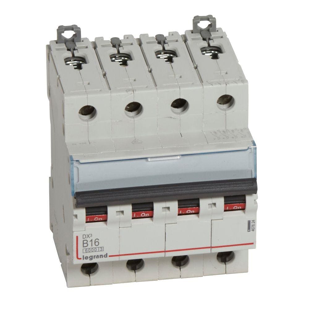 LEGRAND - Magnetotérmico DX³ 6000/10kA - 4P - 400V~ - 16A - curva B