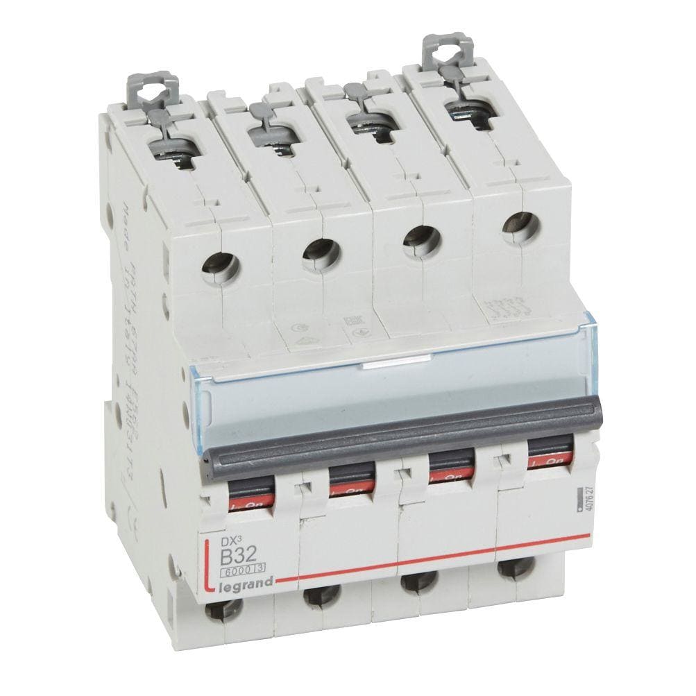 LEGRAND - Magnetotérmico DX³ 6000/10kA - 4P - 400V~ - 32A - curva B