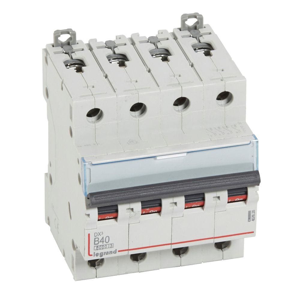 LEGRAND - Magnetotérmico DX³ 6000/10kA - 4P - 400V~ - 40A - curva B