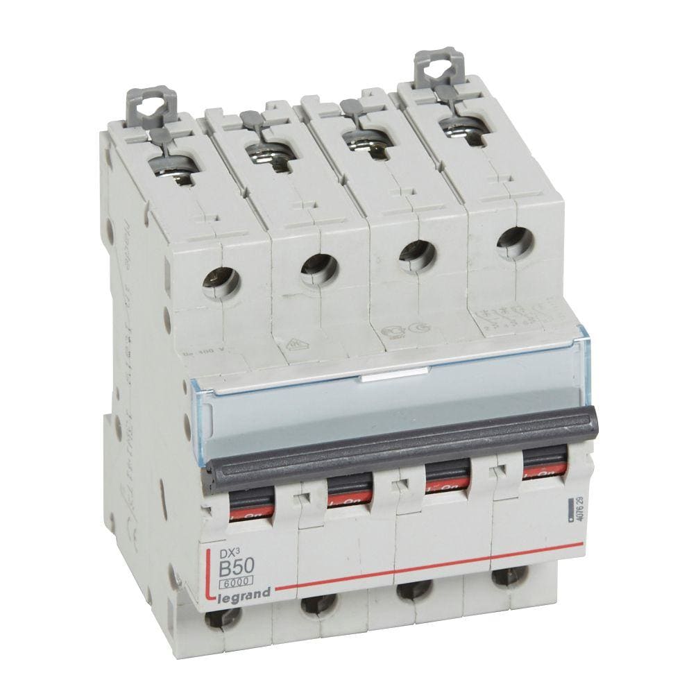 LEGRAND - Magnetotérmico DX³ 6000/10kA - 4P - 400V~ - 50A - curva B