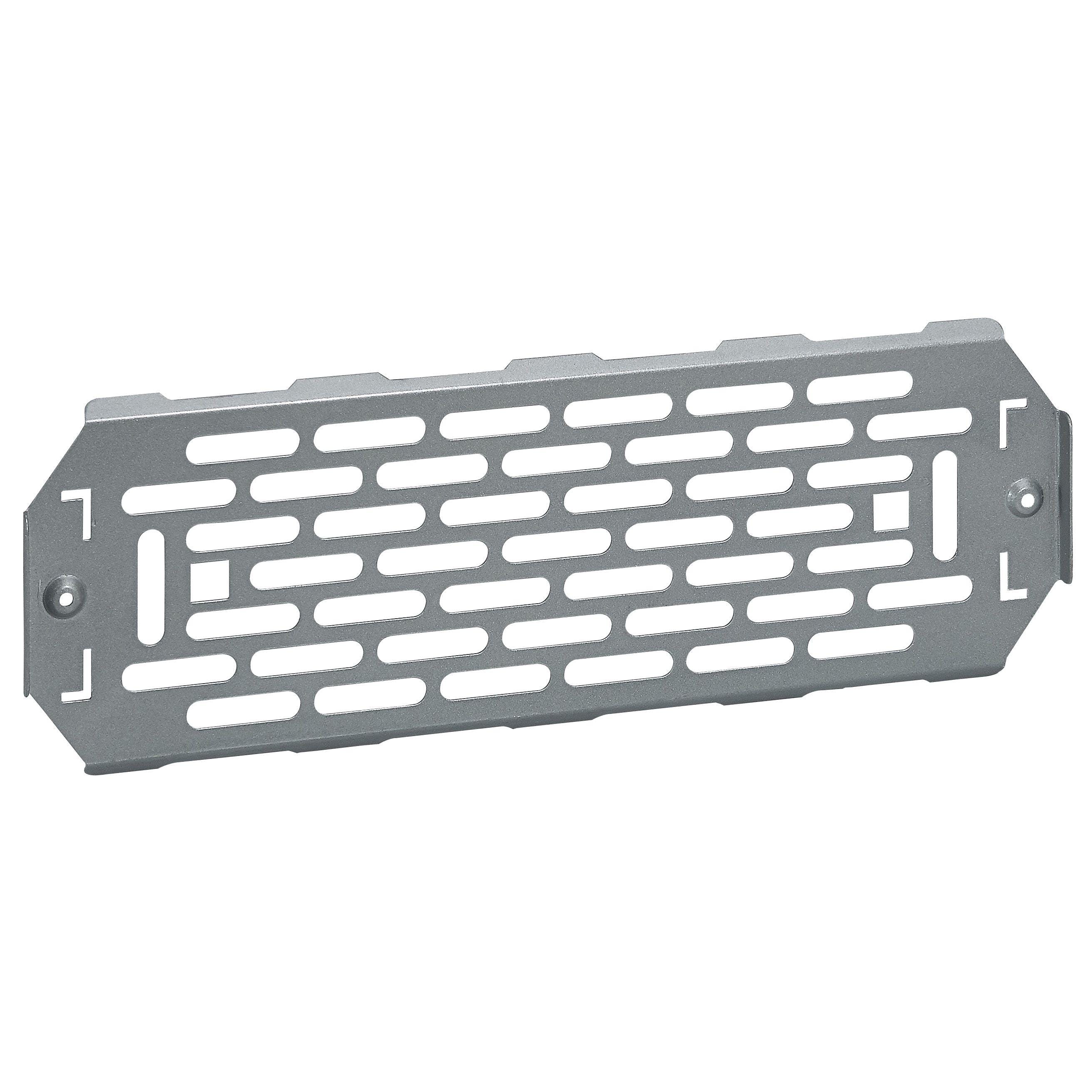 LEGRAND - Practibox³ placa de montaje(1 fila) perforada para cajas de 2 o más filas