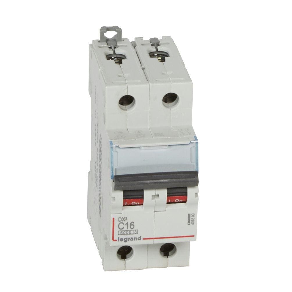 LEGRAND - Magnetotérmico DX³ 6000/10kA - 2P - 230/400V~ - 16A - curva C