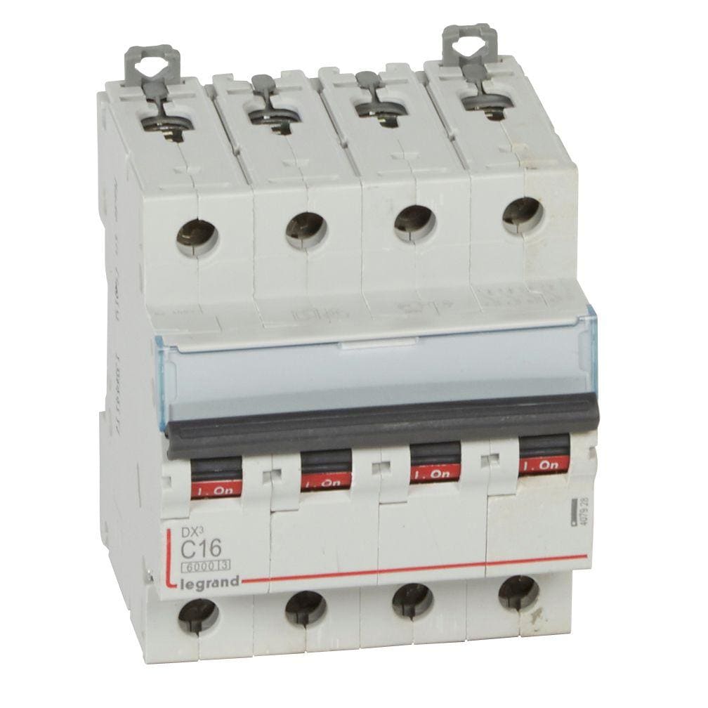 LEGRAND - Magnetotérmico DX³ 6000/10kA - 4P - 400V~ - 16A - curva C