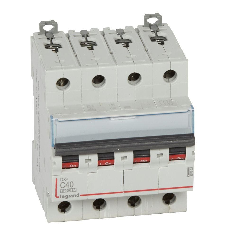 LEGRAND - Magnetotérmico DX³ 6000/10kA - 4P - 400V~ - 40A - curva C