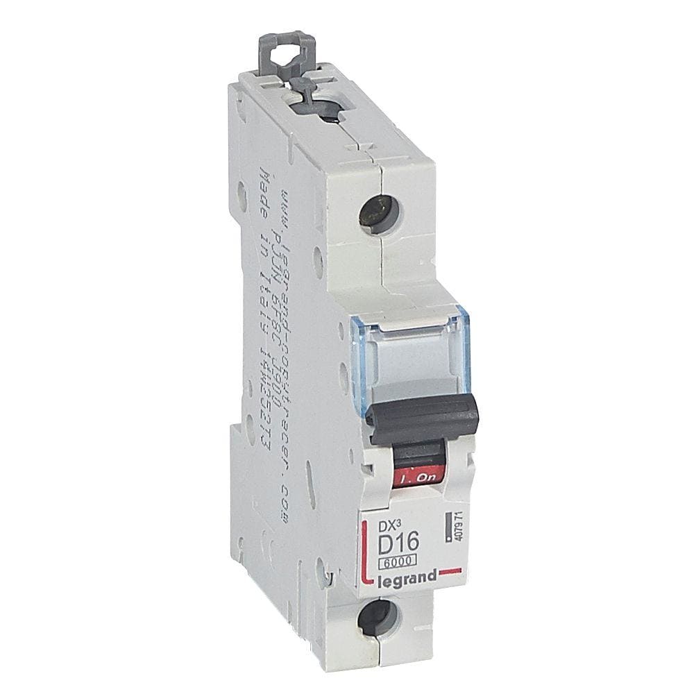 LEGRAND - Magnetotérmico DX³ 6000/10kA - 1P - 230/400V~ - 16A - curva D
