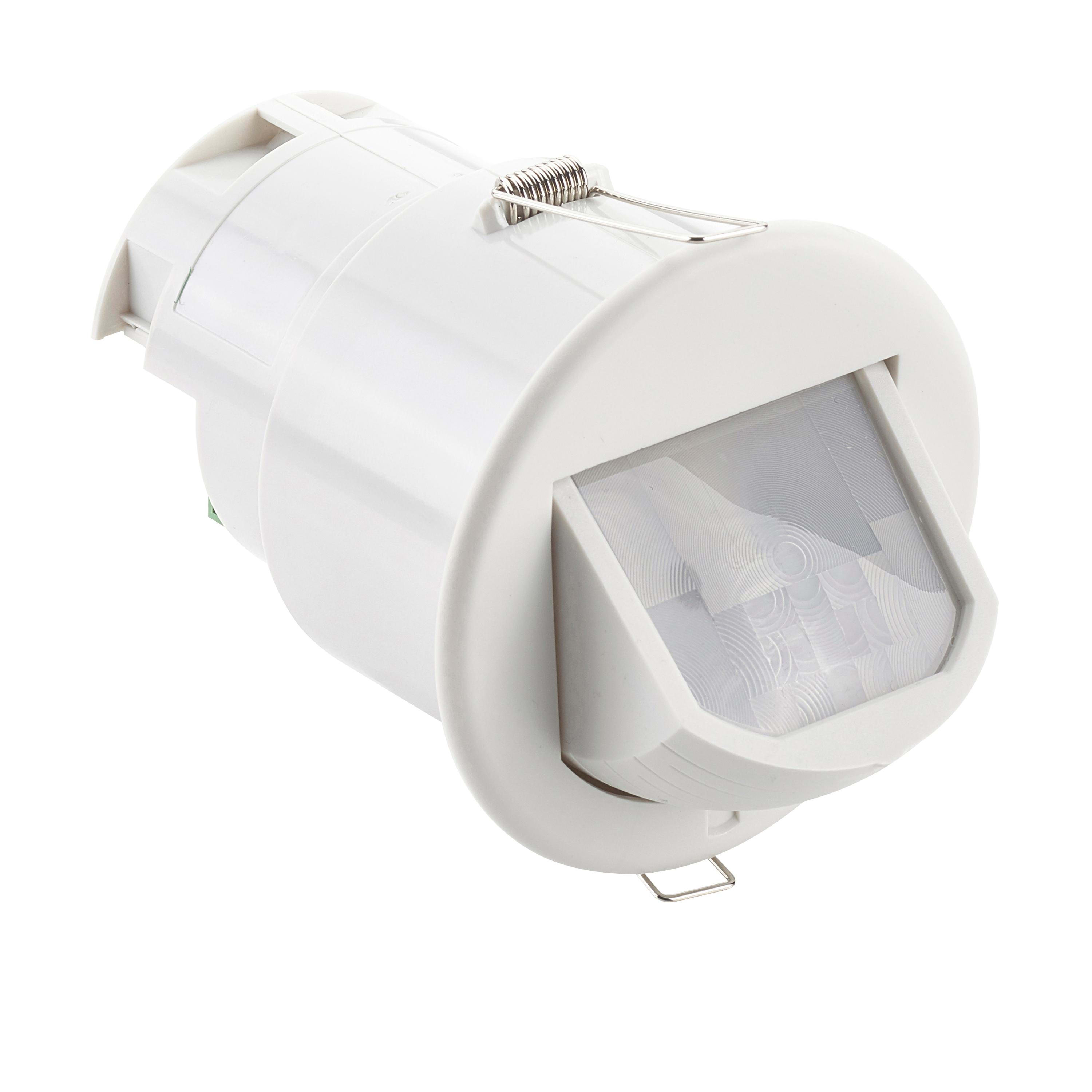 CP.ELECTRONICS - Detector de presencia/ausencia, PIR, ON/OFF, cabezal ajustable, IP40, empotrado, techo