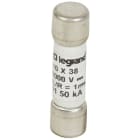 LEGRAND - Fusible cilíndrico 10x38mm para aplicación fotovoltaica - 10A