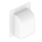 UNEX - Pasamuros acodado de 45x75 mm Unex en U24X color blanco