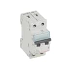LEGRAND - Magnetotérmico TX³ - 2P - 230/400 V~ - 16A - curva C - 2 módulos