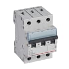 LEGRAND - Magnetotérmico TX³ - 3P - 400V~ - 6A - curva C - 3 módulos