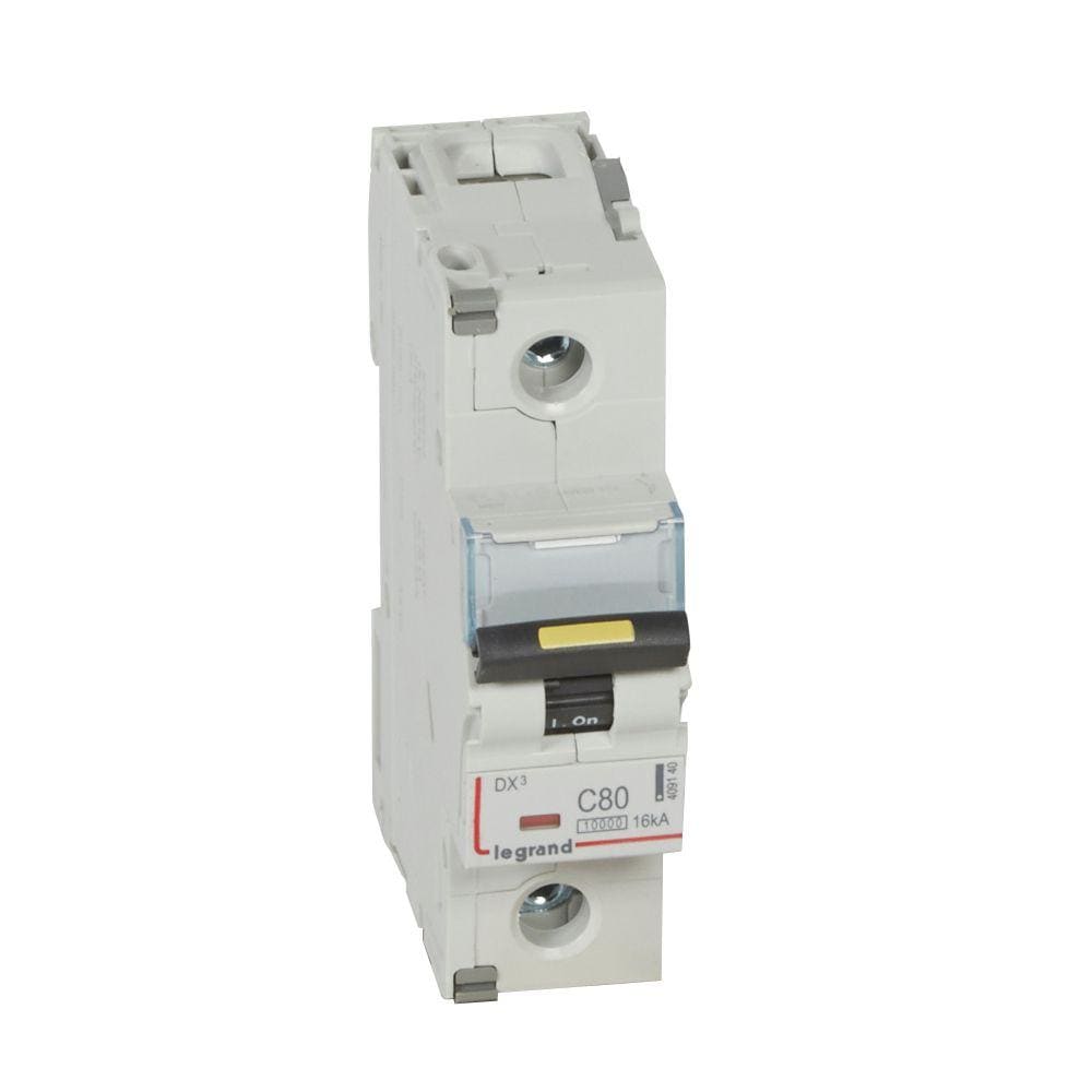 LEGRAND - Magnetotérmico DX³ 10000/16kA - 1P - 230/400V~ - 80A - curva C