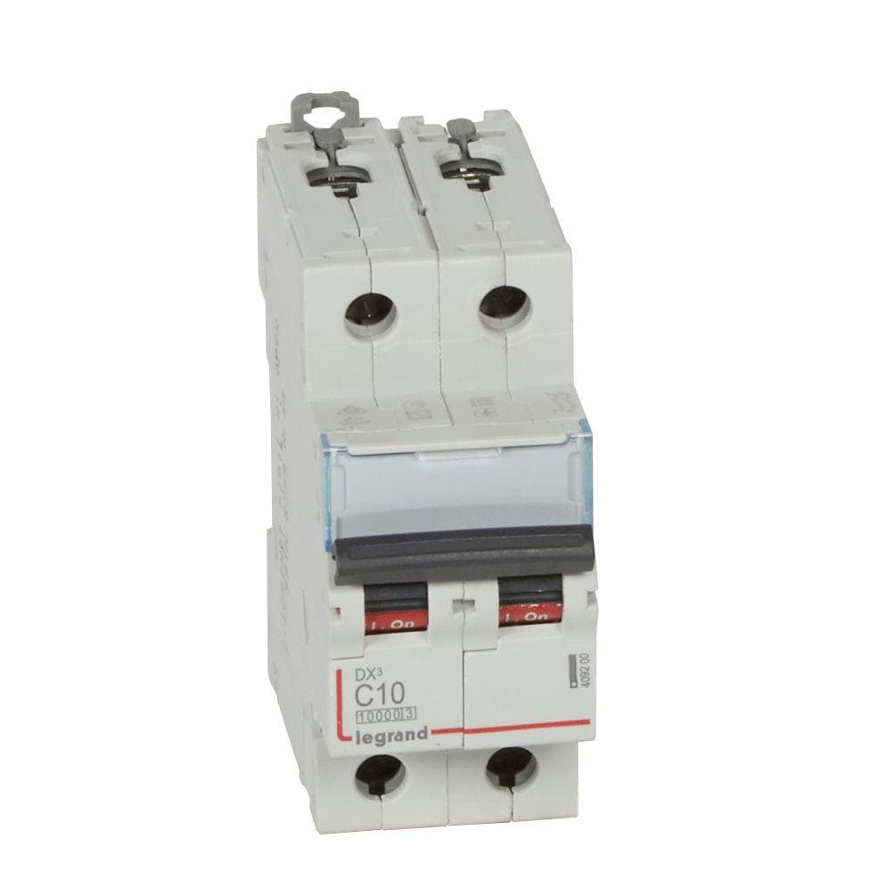 LEGRAND - Magnetotérmico DX³ 10000/16kA - 2P - 230/400V~ - 10A - curva C