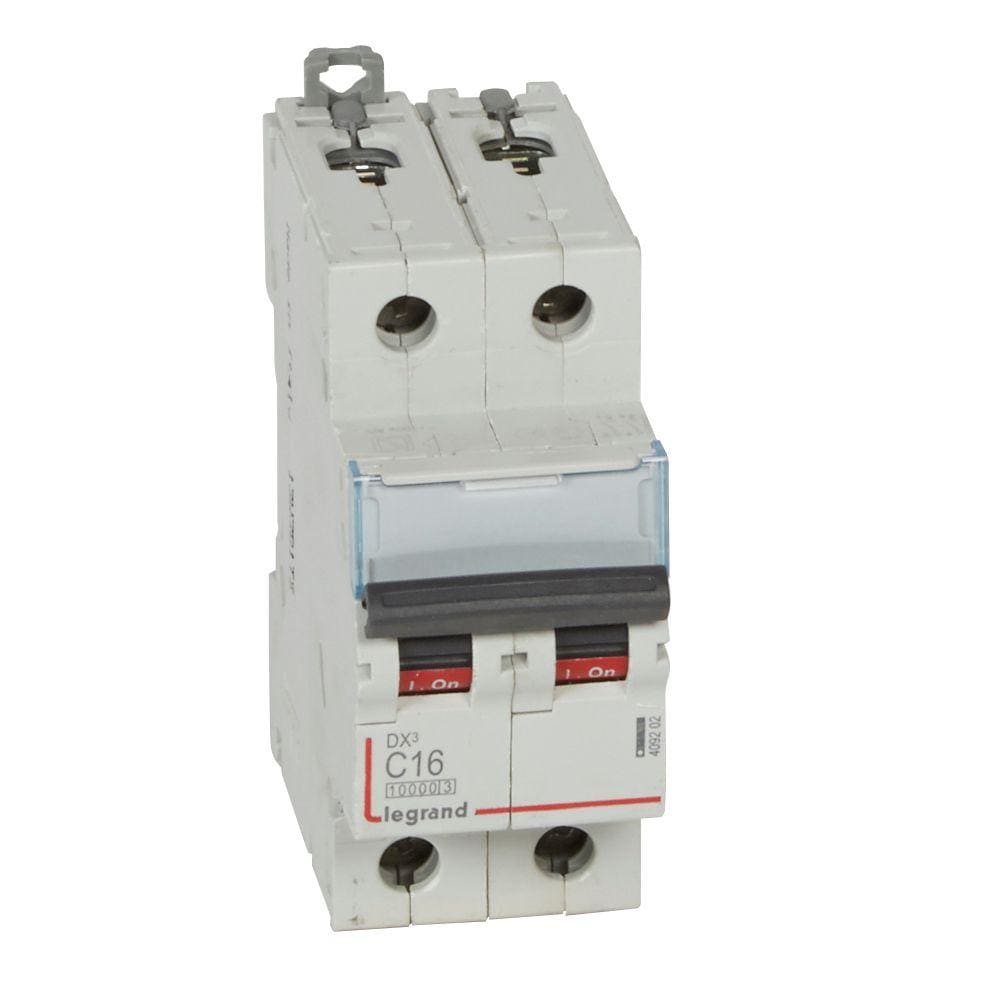 LEGRAND - Magnetotérmico DX³ 10000/16kA - 2P - 230/400V~ - 16A - curva C