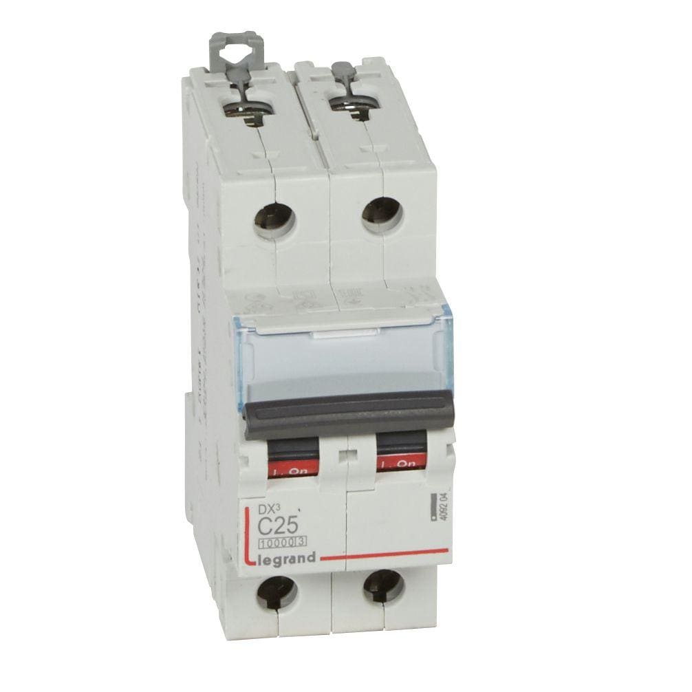 LEGRAND - Magnetotérmico DX³ 10000/16kA - 2P - 230/400V~ - 25A - curva C