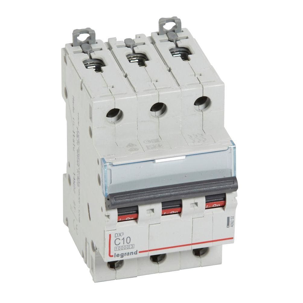 LEGRAND - Magnetotérmico DX³ 10000/16kA - 3P - 400V~ - 10A - curva C