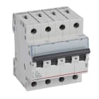 LEGRAND - Magnetotérmico TX³ - 4P - 400V~ - 25A - curva C - 4 módulos
