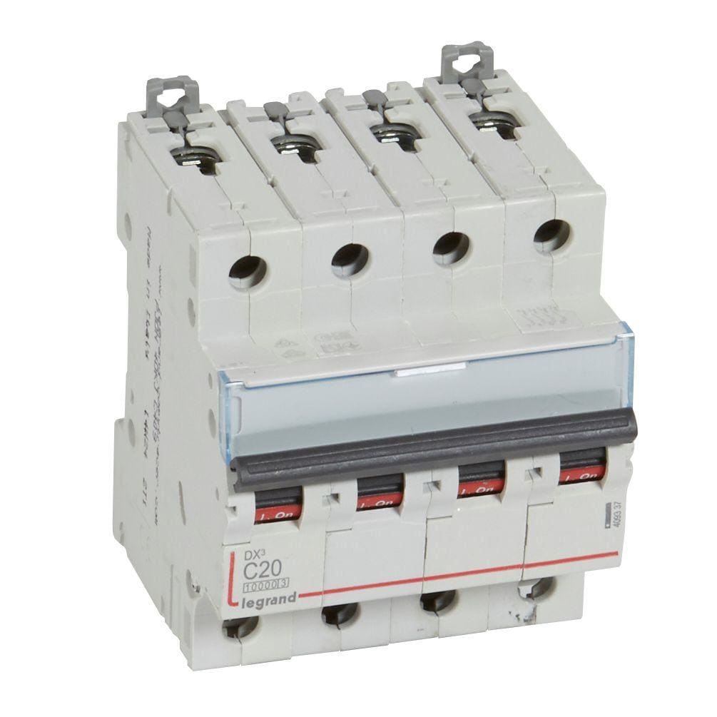 LEGRAND - Magnetotérmico DX³ 10000/16kA - 4P - 400V~ - 20A - curva C