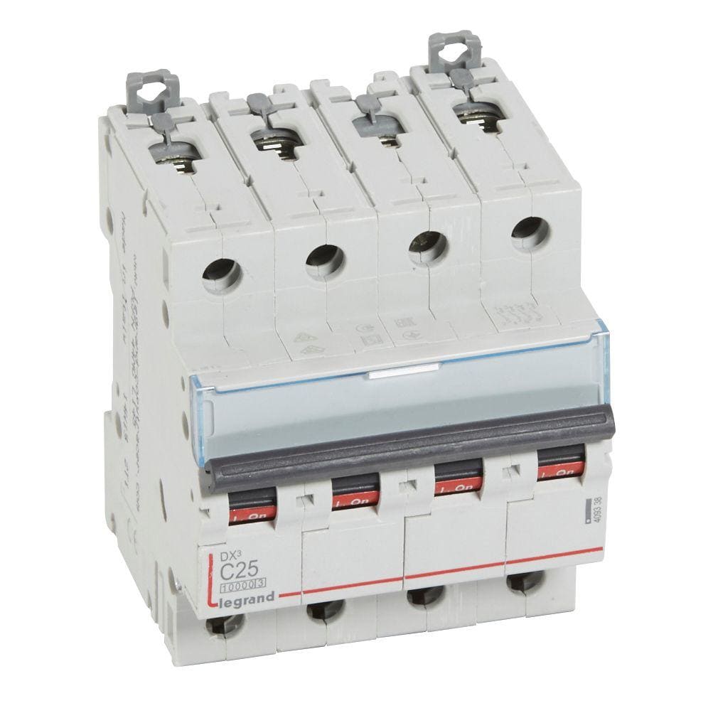 LEGRAND - Magnetotérmico DX³ 10000/16kA - 4P - 400V~ - 25A - curva C