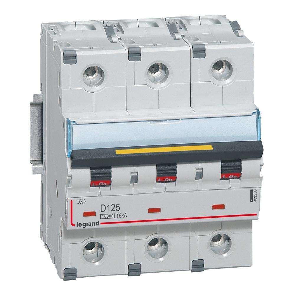 LEGRAND - Magnetotérmico DX³ 10000/16kA - 3P - 400V~ - 125A - curva D