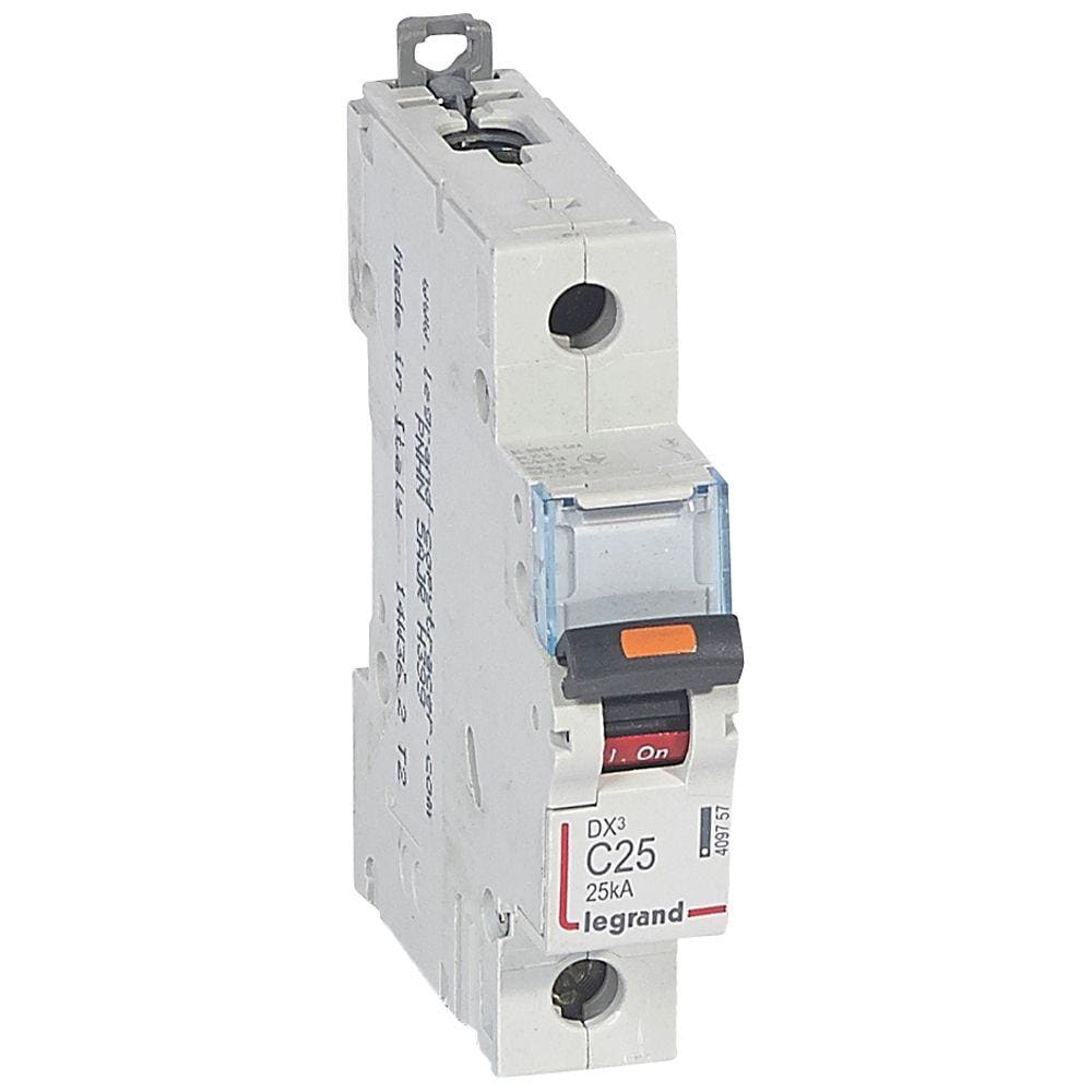 LEGRAND - Magnetotérmico DX³ 25kA - 1P - 230/400V~ - 25A - curva C