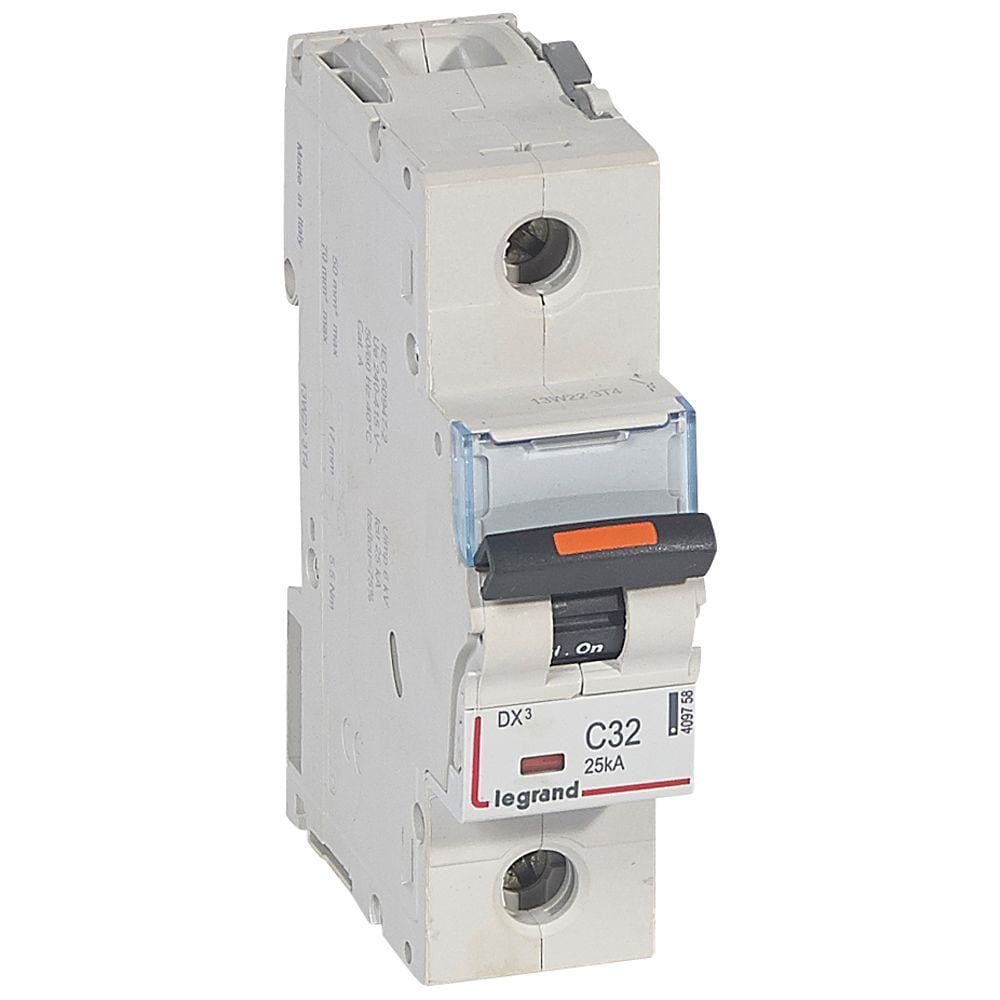 LEGRAND - Magnetotérmico DX³ 25kA - 1P - 230/400V~ - 32A - curva C
