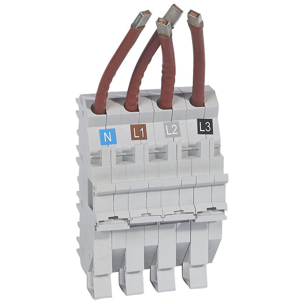 LEGRAND - Base de cables repartidor de fila HX³ 250/400A - para DX³ tetrapolar 1,5 módulos/polo