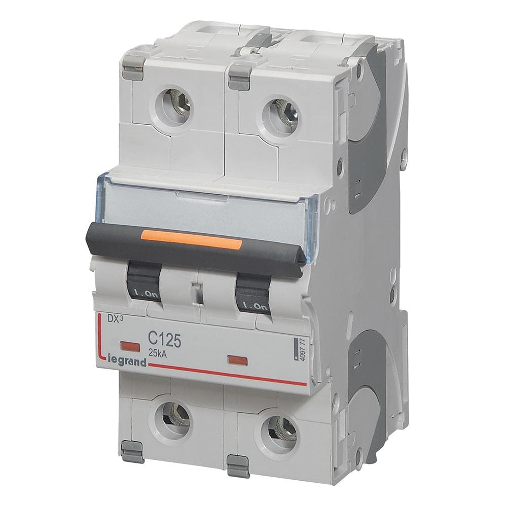 LEGRAND - Magnetotérmico DX³ 25kA - 2P - 230/400V~ - 125A - curva C