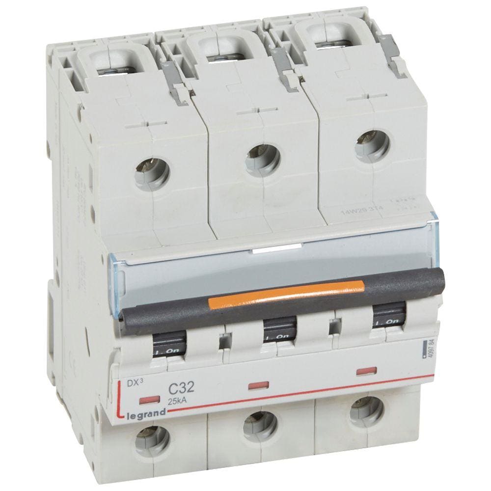 LEGRAND - Magnetotérmico DX³ 25kA - 3P - 400V~ - 32A - curva C