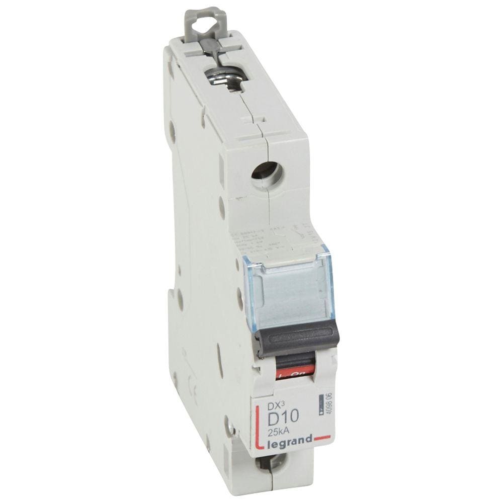 LEGRAND - Magnetotérmico DX³ 25kA - 1P - 230/400V~ - 10A - curva D