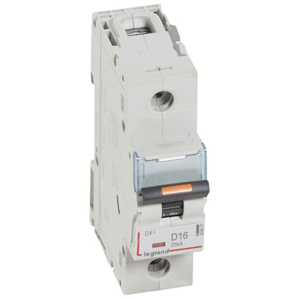 LEGRAND - Magnetotérmico DX³ 25kA - 1P - 230/400V~ - 16A - curva D