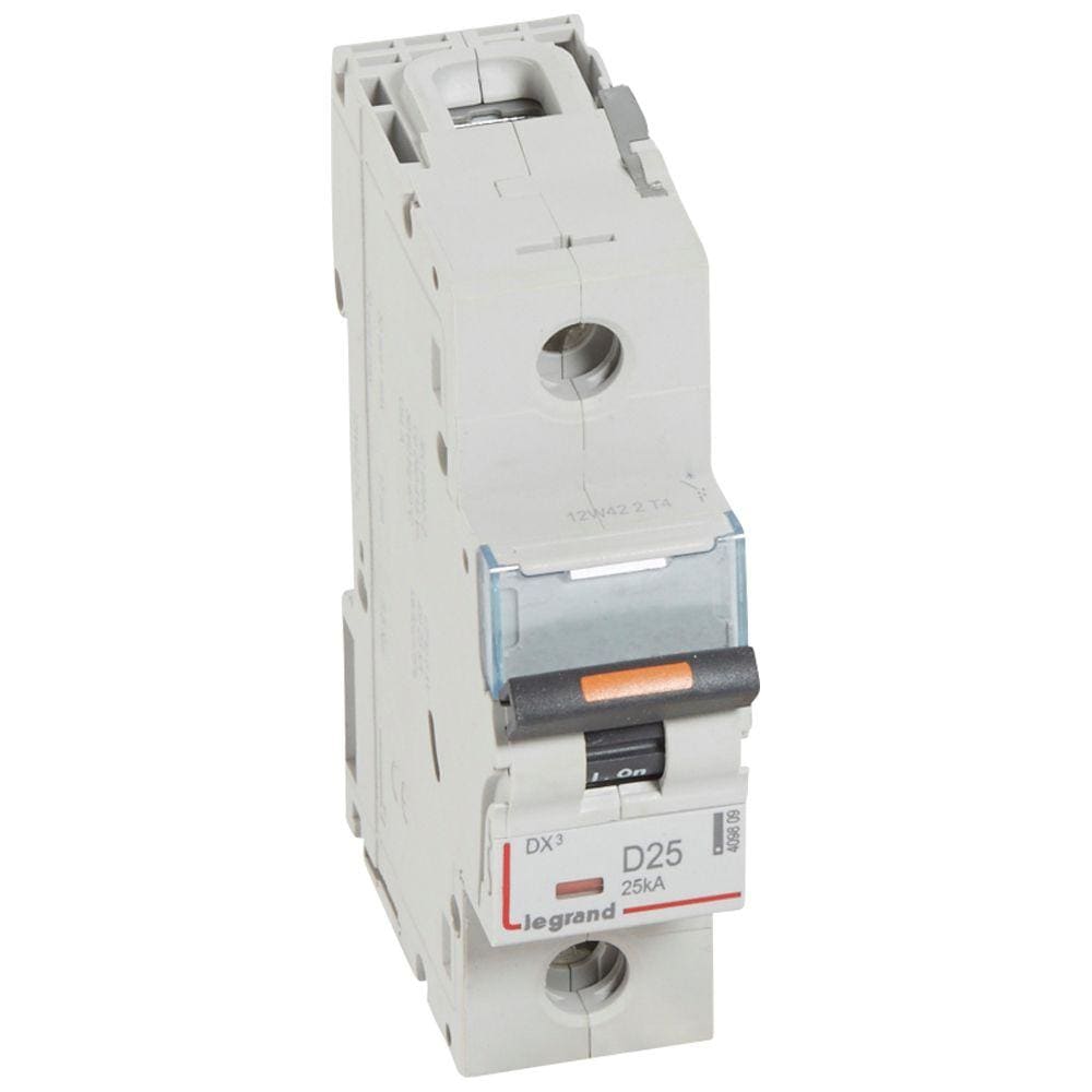 LEGRAND - Magnetotérmico DX³ 25kA - 1P - 230/400V~ - 25A - curva D